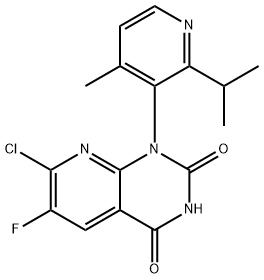 7-氯-6-氟-1-(2-异丙基-4-甲基吡啶-3-基)吡啶并[2,3-D]嘧啶-2,4(1H,3H)-二酮