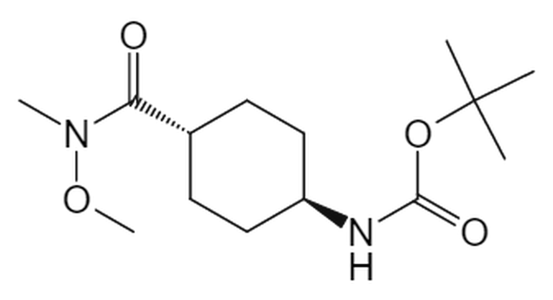 反式-1-(BOC-氨基)-4-(N-甲氧基-N-甲基氨基甲酰基)环己烷